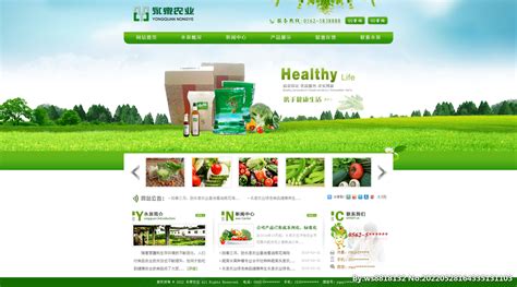 创新简洁农业网站首页 网页设计_山水一梦-站酷ZCOOL