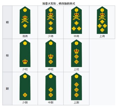 军人军衔等级划分（军职排名从低到高） – 碳资讯