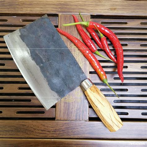 刀传统厨房菜刀铁刀轴承锻打加重碳钢老式锻打切肉刀厨师刀-阿里巴巴