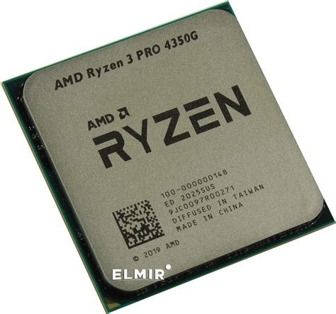 Процессор AMD Ryzen 3 Pro 4350G s-AM4 3.8GHz/4MB Tray (100-000000148) купить | ELMIR - цена ...