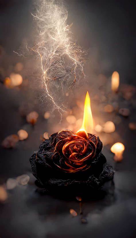 火焰玫瑰花魔术
