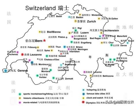 瑞士在哪里地图(瑞士行政区划地图)-IT大王
