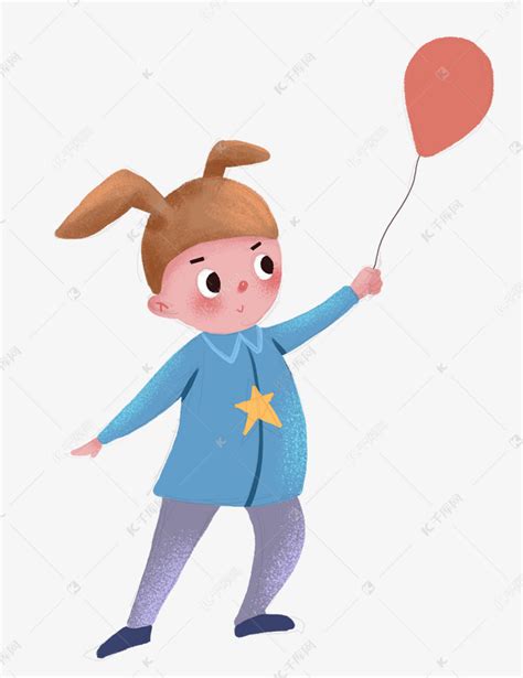 儿童节快乐星星气球素材图片免费下载-千库网