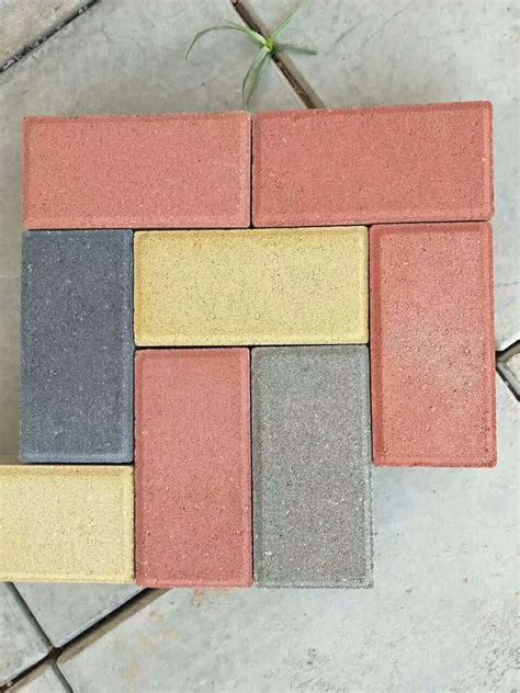 陶瓷透水砖 人行道彩色陶瓷颗粒生态透水砖价格 海绵城市渗水砖-阿里巴巴