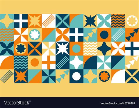 Neo-memphis modern colorful background Royalty Free Vector