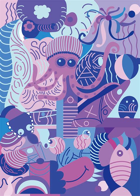 智慧海洋-海洋文化创意大赛入围作品|插画|其他插画|Ivan822 - 原创作品 - 站酷 (ZCOOL)