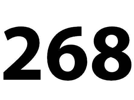 Zahl 268