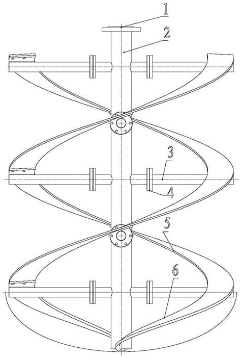 螺带式搅拌桨的制作方法