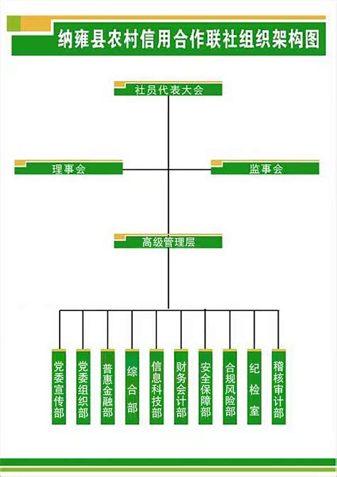 纳雍县农村信用合作联社组织架构图