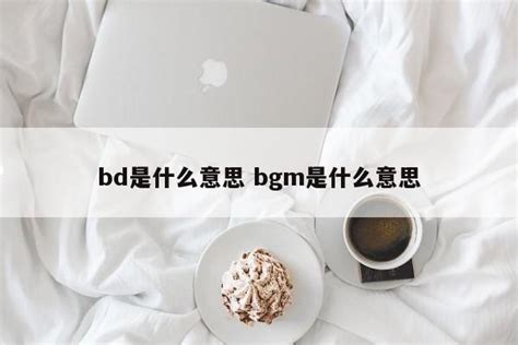 bd是什么意思 bgm是什么意思 - 互联网 - 易峰网