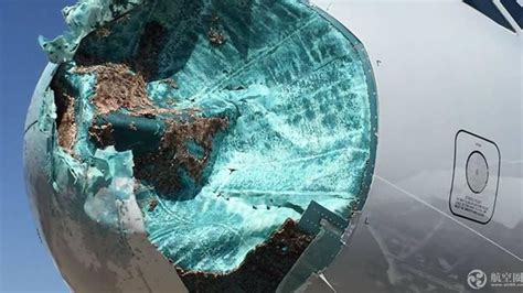 天津航空客机高空遇冰雹机鼻被打凹 玻璃出裂缝紧急降落_航空安全_资讯_航空圈