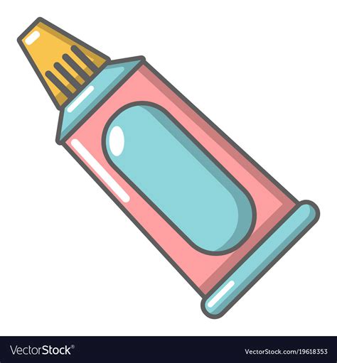 Medical test tubes in holder icon cartoon style Vector Image