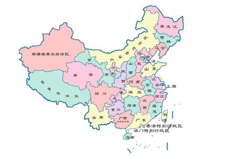 中国省直辖市自治区