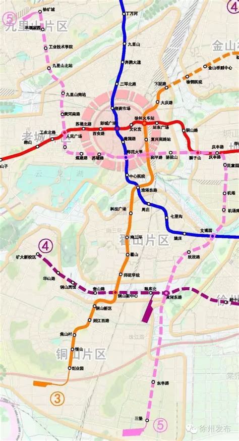 徐州地铁3号线线路图和规划- 徐州本地宝