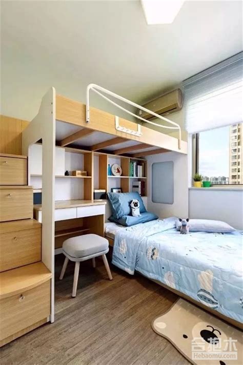 实木子母床胡桃木高低儿童床上下铺楼梯床多功能组合高低床双层床-阿里巴巴