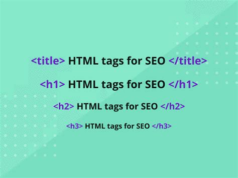 What are HTML tags & Attributes mandatory for a good Web page in SEO ...