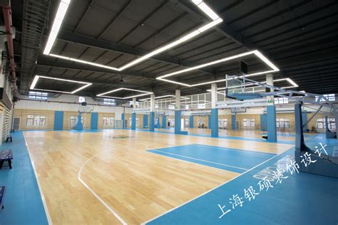 上海体育馆室内篮球场设计案例-上海银硕装潢设计工程有限公司