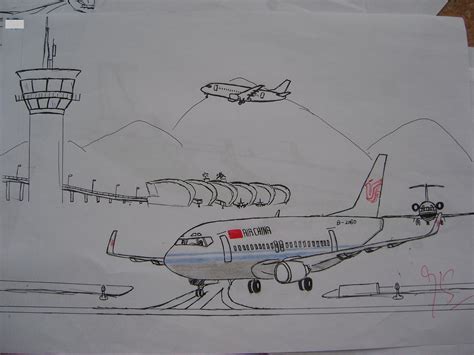 少儿8一12岁儿童美术画大全 实用简笔画飞机的画法详细过程 肉丁儿童网