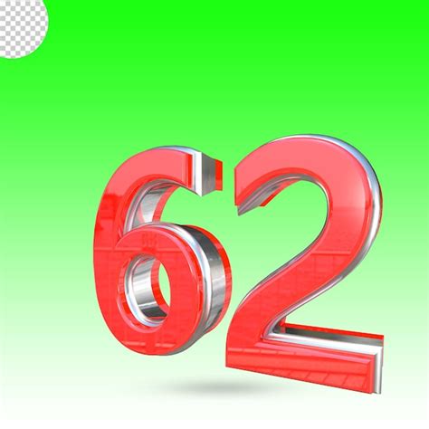 Number 62 Vector Art & Graphics | freevector.com
