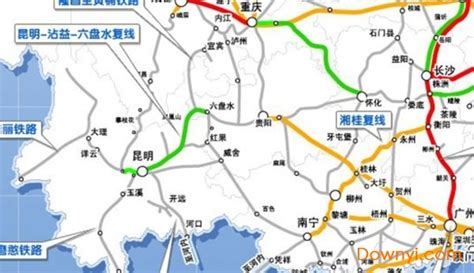 中国高速铁路线路规划图下载-中国2021年高铁线路规划图下载-当易网