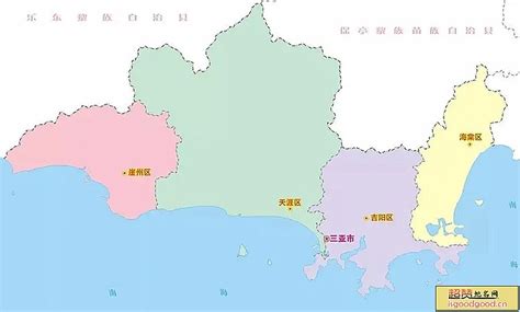 三亚市地名_海南省三亚市行政区划 - 超赞地名网