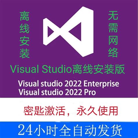 Vs2022离线版 visual studio 2022 离线安装包 企业版/专业版密匙-淘宝网