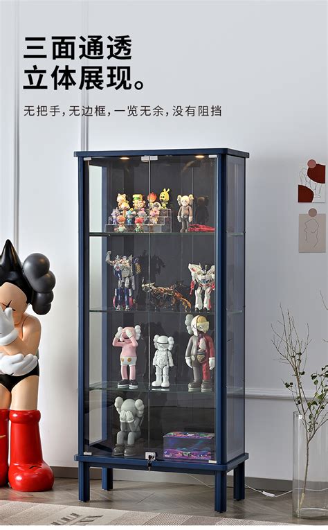 GK雕像手办柜高达模型柜乐高玩具陈列柜透明玻璃展示柜家用防尘收-淘宝网