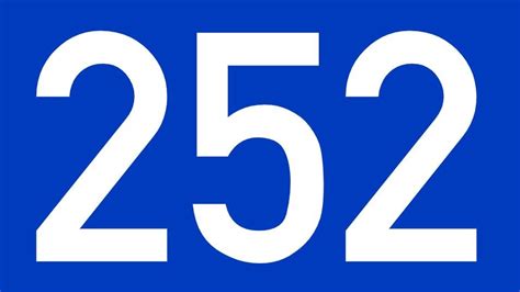 252 — двести пятьдесят два. натуральное четное число. в ряду ...