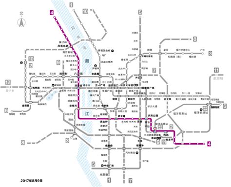 长沙地铁4号线高清规划图（最新）- 长沙本地宝