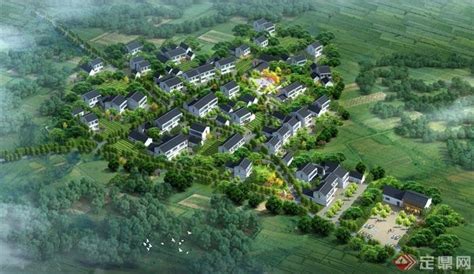 新农村,村庄规划总平su_中式建筑模型下载-摩尔网CGMOL