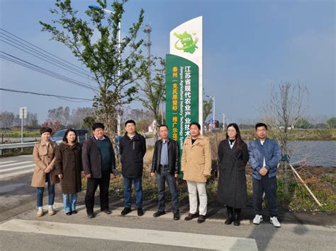 江苏省泰州市强化示范引领优化发展环境 促进现代农业园区高质量发展