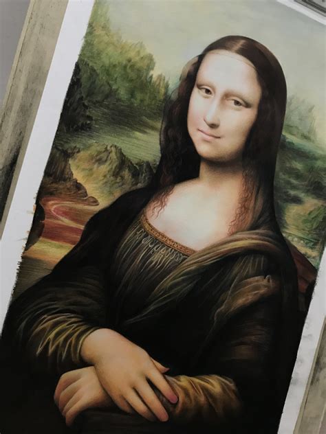 蒙娜丽莎的微笑高清油画