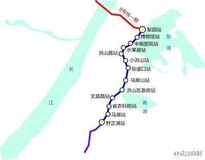 武汉轻轨1号线站点及线路图最新- 武汉本地宝