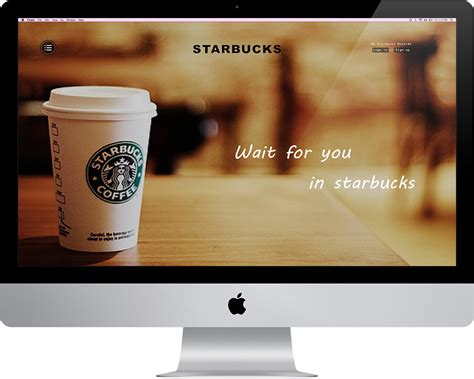 星巴克咖啡网页设计|网页|企业官网|懒安然 - 原创作品 - 站酷 (ZCOOL)