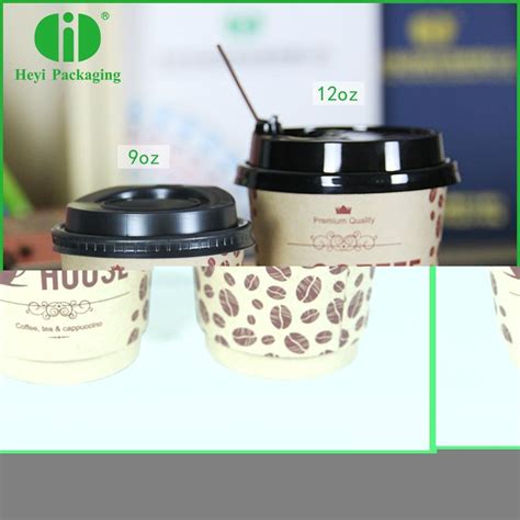 Kraft paper coffee cups double walls paper cup - 8oz,12oz,16oz - heyi ...