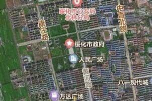 绥化市地图 - 卫星地图、实景全图 - 八九网