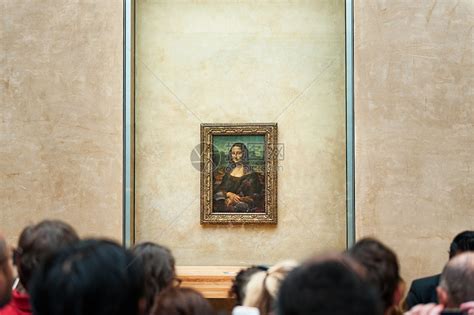 法国巴黎卢浮宫博物馆的油画《蒙娜丽莎》高清图片下载-正版图片501561342-摄图网