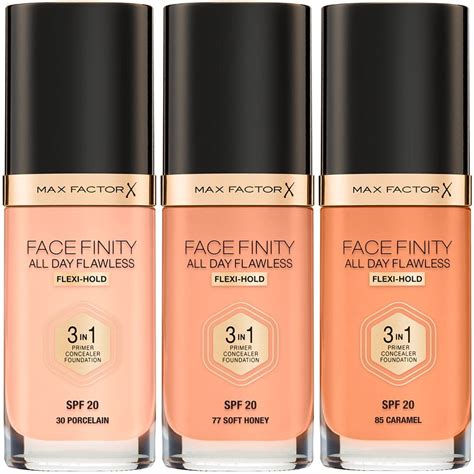 Max Factor Facefinity 3 in 1 Foundation 30ml - Free Delivery - Justmylook
