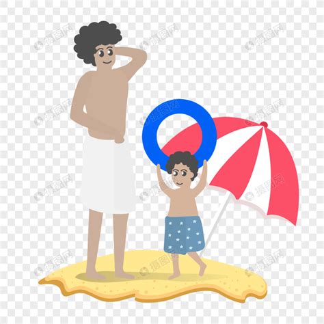 父子在沙滩上玩得开心海岸父母假期海滩白色爸爸孩子幸福男人海岸线高清图片下载-正版图片321271342-摄图网
