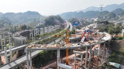 重庆酉阳：渝湘复线高速建设有序推进-人民图片网
