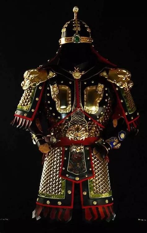 仿古代将军盔甲cos古装片武将铠甲工艺品 定 剧组演出服装可穿-阿里巴巴