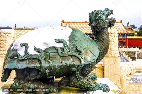北京故宫屋顶神兽高清图片下载-正版图片500077493-摄图网