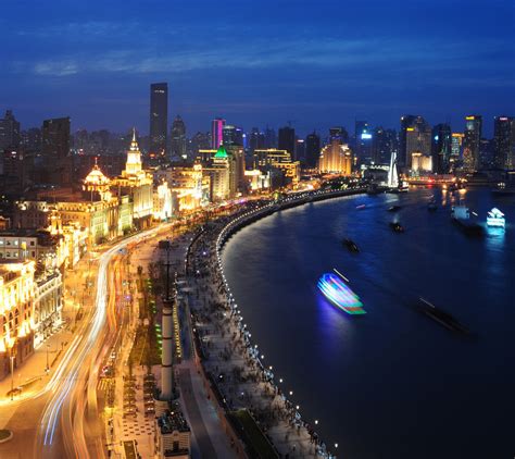 上海外滩北外滩夜景高清图片下载-正版图片500290912-摄图网