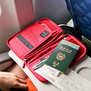 韩版旅行多功能证件包 护照包 新款长票夹 手拿便携零钱包 机票 ...
