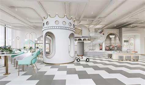 亲子餐厅常州330平现代轻奢_探索空间设计-站酷ZCOOL