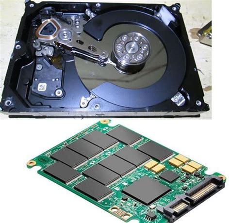 固态硬盘和机械硬盘内部结构