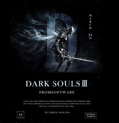 《黑暗之魂3》发售日确定 并放出最新游戏预告片_www.3dmgame.com