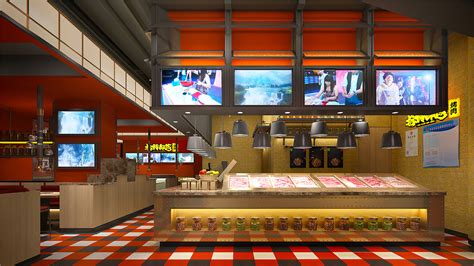日式烤肉店设计|韩式烤肉店设计|烤肉店广告设计|空间|室内设计|熙彩餐饮空间设计 - 临摹作品 - 站酷 (ZCOOL)