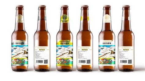 青海黄南州蓝梦戈尔啤酒品牌包装设计 - 特创易