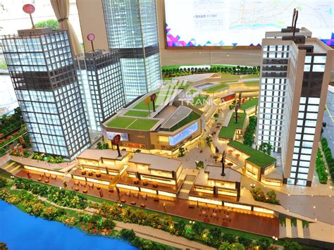 湘潭城市模型鸟瞰,湘江两岸城市配楼_现代场景模型下载-摩尔网CGMOL